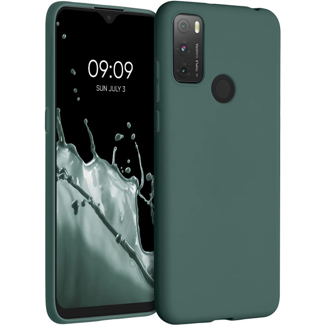 Wmobile Θήκη Σιλικόνης Alcatel 3L 2021 - Blue Green 