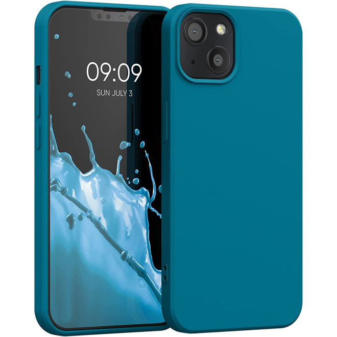 KWmobile Θήκη Σιλικόνης Apple iPhone 13 - Caribbean Blue 