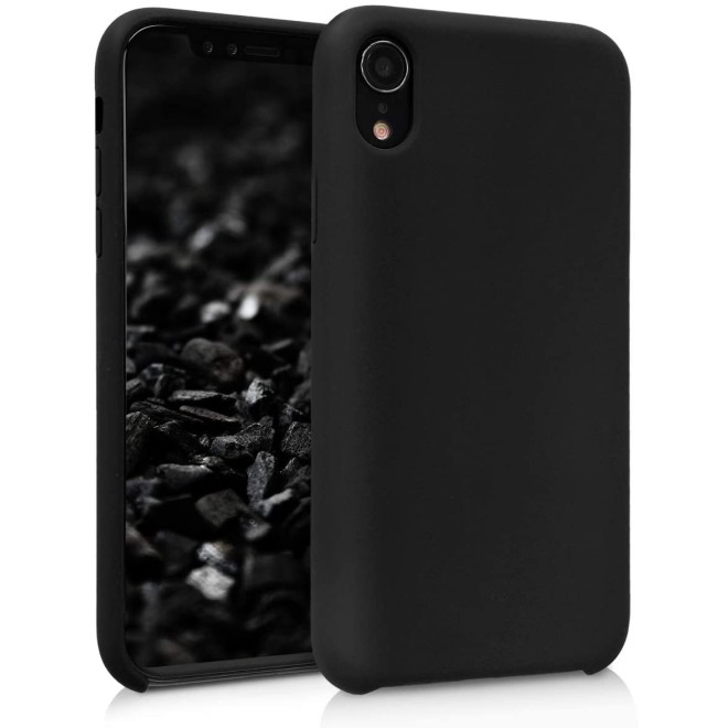 KWmobile Θήκη Σιλικόνης Apple iPhone XR - Soft Flexible Rubber Cover - Black Matte