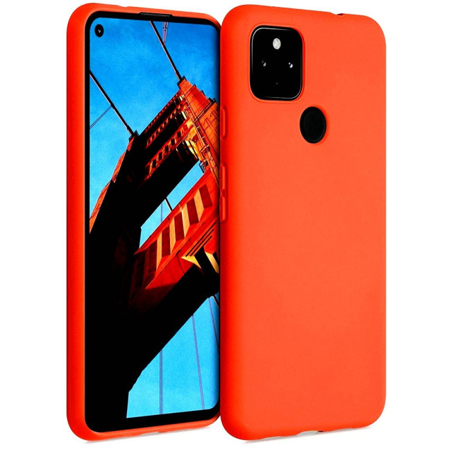 KWmobile Θήκη Σιλικόνης Google Pixel 4a 5G - Cherry Tomato