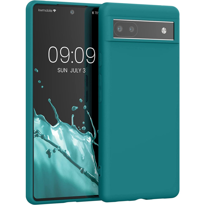 KWmobile Θήκη Σιλικόνης Google Pixel 6a - Teal Petrol Matte