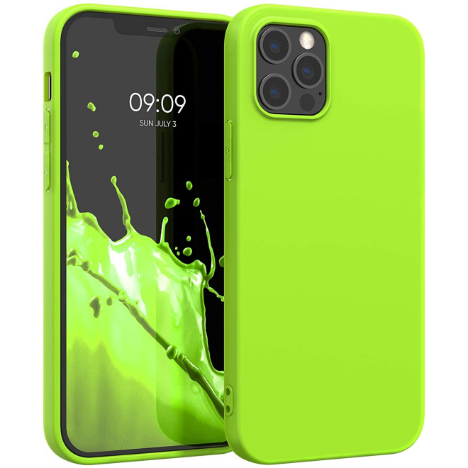 KWmobile Θήκη Σιλικόνης Apple iPhone 12 Pro Max - Neon Yellow