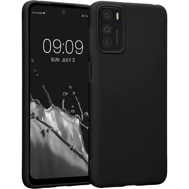 KWmobile Θήκη Σιλικόνης Motorola Moto G42 - Black