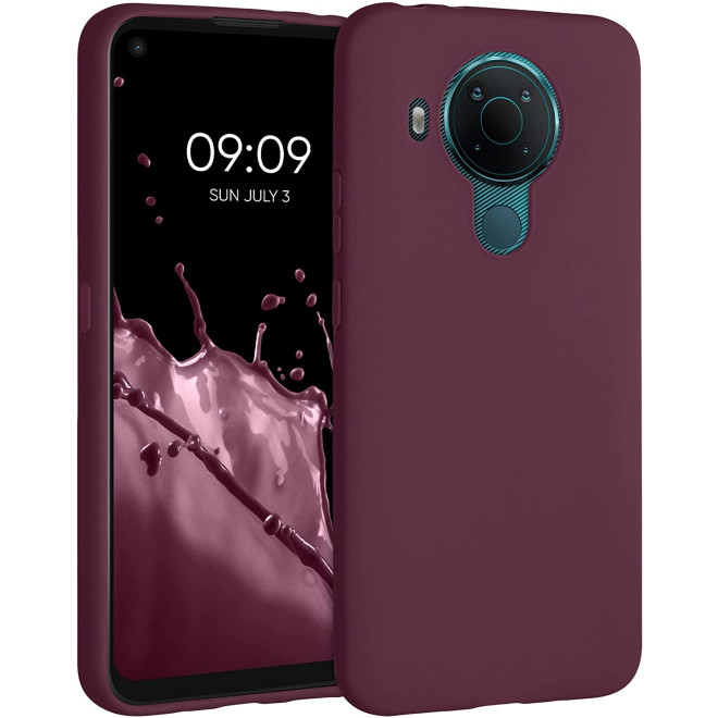 KWmobile Θήκη Σιλικόνης Nokia 5.4 - Bordeaux Violet