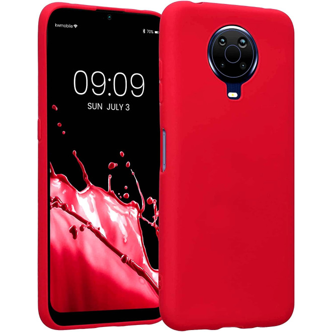 KWmobile Θήκη Σιλικόνης Nokia G20 / G10 - Rococo Red
