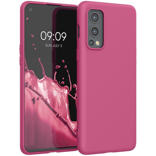 KWmobile Θήκη Σιλικόνης OnePlus Nord 2 5G - Raspberry Sorbet 