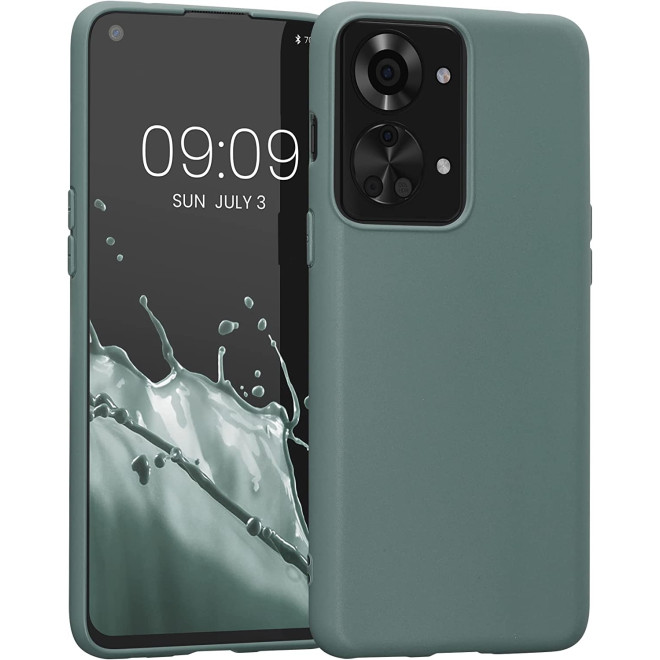 KWmobile Θήκη Σιλικόνης OnePlus Nord 2T - Forest Green