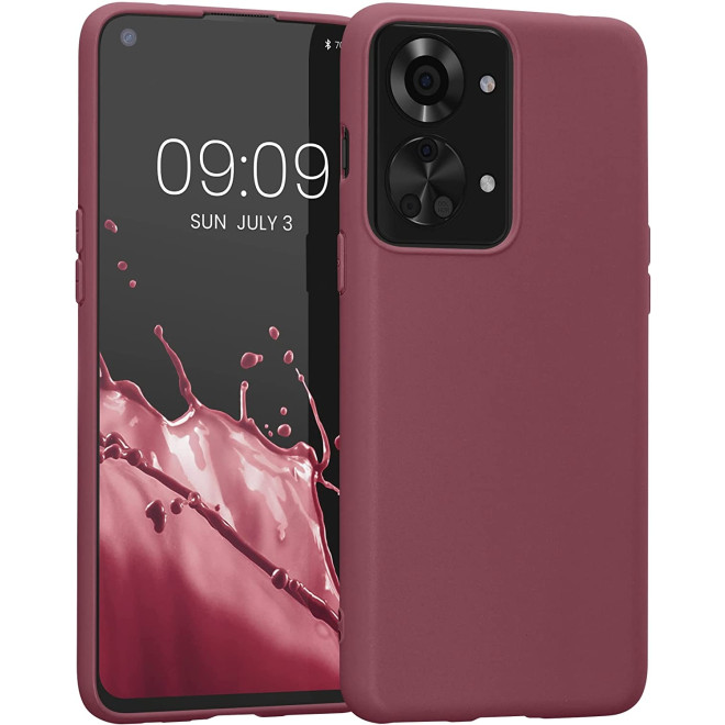 KWmobile Θήκη Σιλικόνης OnePlus Nord 2T - Tawny Red