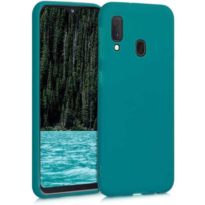 KWmobile Θήκη Σιλικόνης Samsung Galaxy A20e - Teal Matte