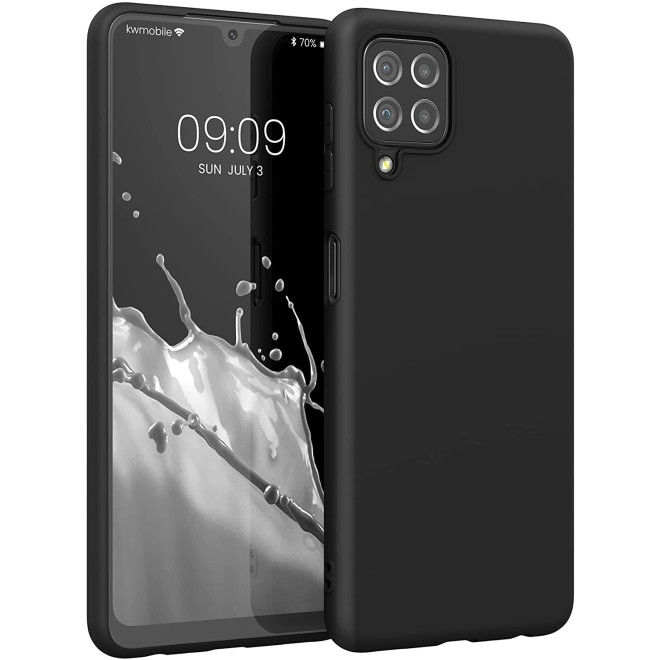 KWmobile Θήκη Σιλικόνης Samsung Galaxy A22 4G - Black Matte KWmobile Θήκη Σιλικόνης Samsung Galaxy A22 4G - Black Matte