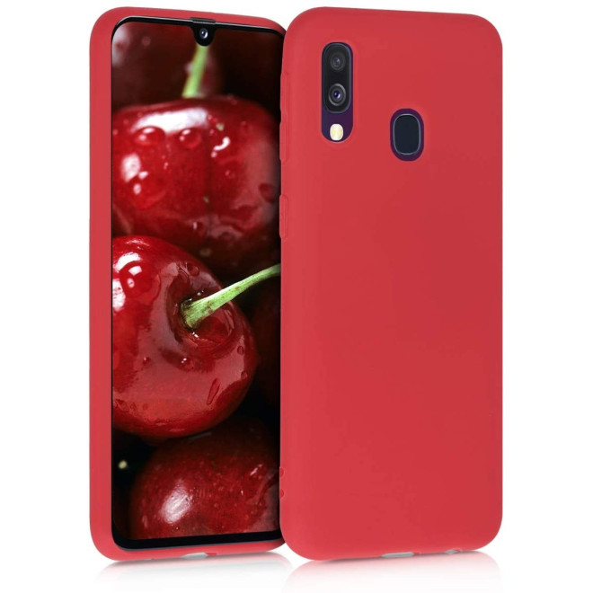 KWmobile Θήκη Σιλικόνης Samsung Galaxy A40 - Red Matte