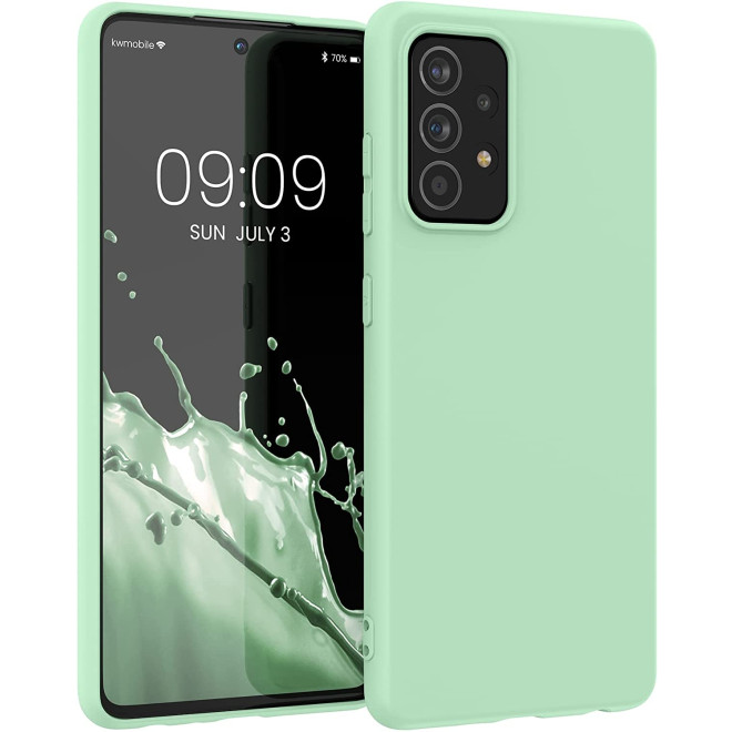 KWmobile Θήκη Σιλικόνης Samsung Galaxy A52 / A52s 5G - Mint Matte