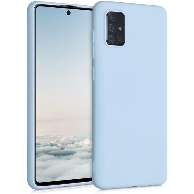 KWmobile Θήκη Σιλικόνης Samsung Galaxy A71 - Pastel Blue