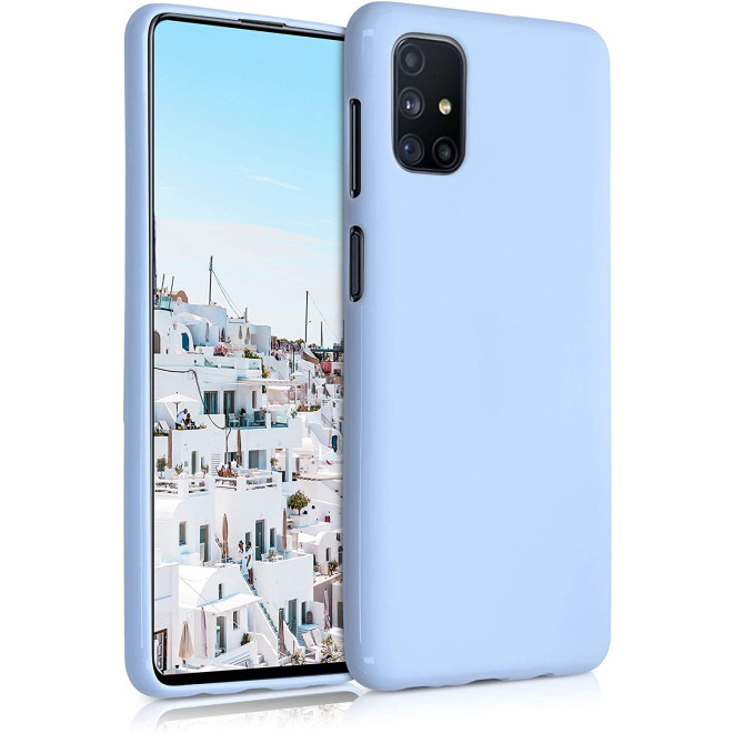 KWmobile Θήκη Σιλικόνης Samsung Galaxy M51 - Light Blue Matte