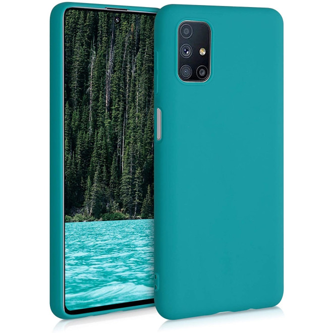 KWmobile Θήκη Σιλικόνης Samsung Galaxy M51 - Teal Matte