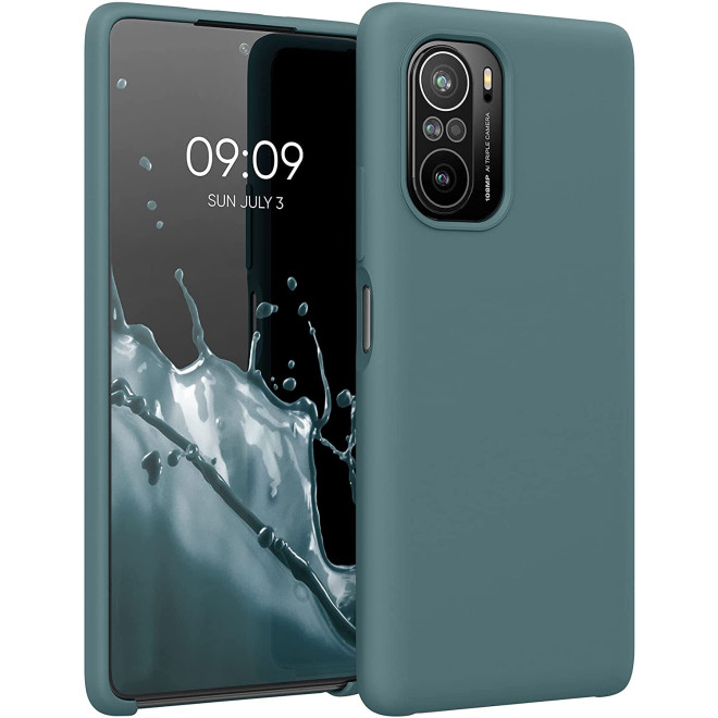 KWmobile Θήκη Σιλικόνης Xiaomi Poco F3 / Mi 11i - Soft Flexible Rubber Cover - Arctic Blue