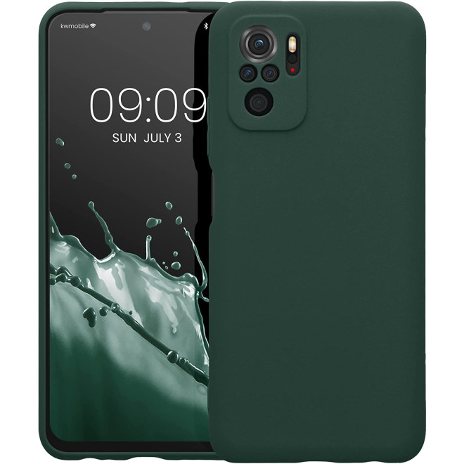 KWmobile Θήκη Σιλικόνης Xiaomi Poco M5s με Πλαίσιο Κάμερας - Moss Green