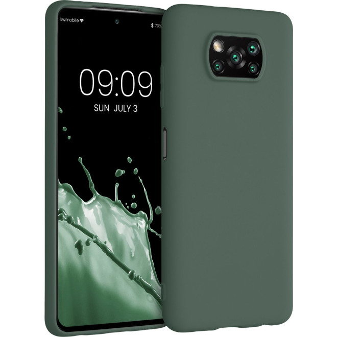 KWmobile Θήκη Σιλικόνης Xiaomi Poco X3 Pro / X3 NFC - Moss Green