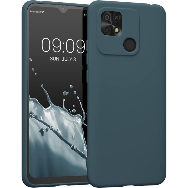 KWmobile Θήκη Σιλικόνης Xiaomi Redmi 10C - Dark Slate