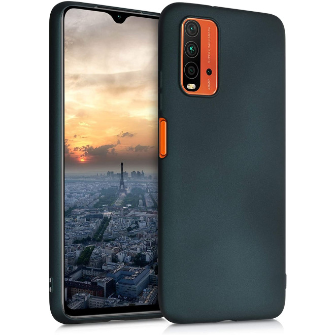 KWmobile Θήκη Σιλικόνης Xiaomi Redmi 9T - Metallic Teal