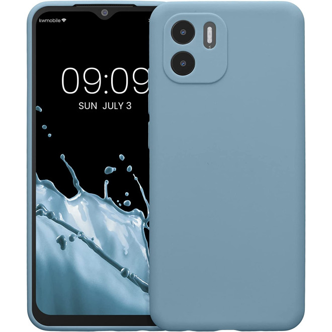 KWmobile Θήκη Σιλικόνης Xiaomi Redmi A1 με Πλαίσιο Κάμερας - Dove Blue
