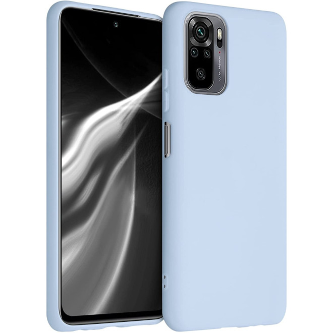 KWmobile Θήκη Σιλικόνης Xiaomi Redmi Note 10 / Note 10S - Light Blue Matte