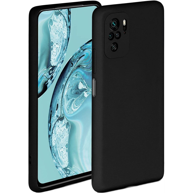 KWmobile Θήκη Σιλικόνης Xiaomi Redmi Note 10 / Note 10S - Black Matte 