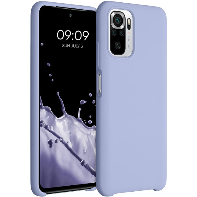 KWmobile Θήκη Σιλικόνης Xiaomi Redmi Note 10 / Note 10S - Soft Flexible Rubber Cover - Light Lavender