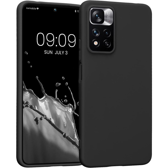 KWmobile Θήκη Σιλικόνης Xiaomi Redmi Note 11 Pro Plus 5G - Black Matte