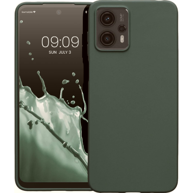 KWmobile Θήκη Σιλικόνης Motorola Moto G13 / G23 - Blue Green