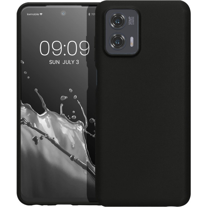 KWmobile Θήκη Σιλικόνης Motorola Moto G73 - Black Matte 