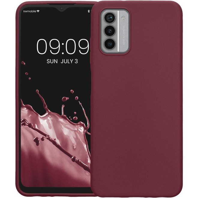 KWmobile Θήκη Σιλικόνης Nokia G42 - Bordeaux Violet