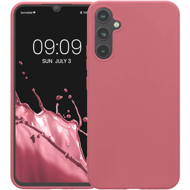 KWmobile Θήκη Σιλικόνης Samsung Galaxy A34 - Dark Rose