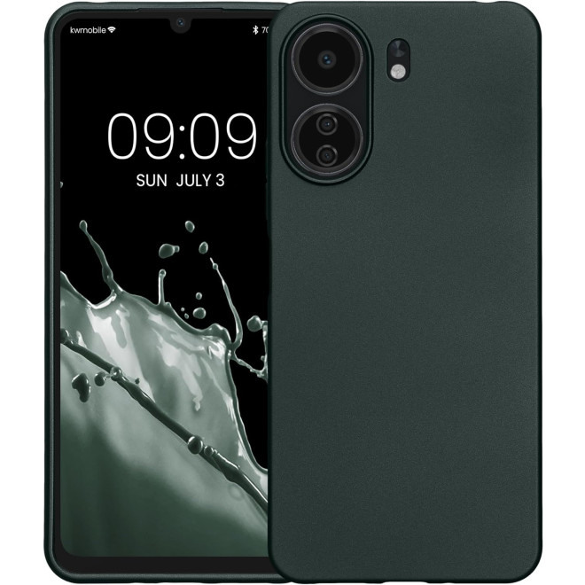 KWmobile Θήκη Σιλικόνης Xiaomi Redmi 13C 4G / Poco C65 - Metallic Teal