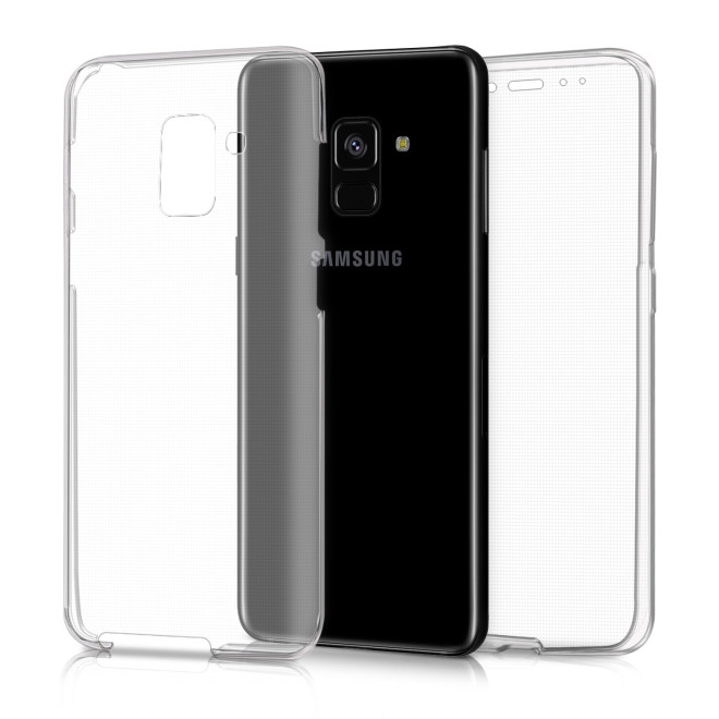 KW Διάφανη Θήκη Σιλικόνης Full Body Samsung Galaxy A8 2018 - Transparent