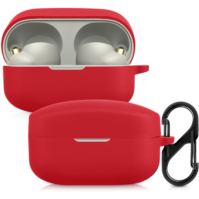 KW Θήκη Σιλικόνης για Sony WF-1000XM4 - Red