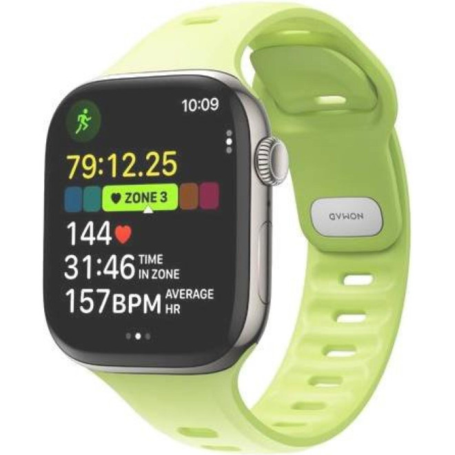 Λουράκι Apple Watch Ultra/SE/11/10/9/8/7/6/5/4 (49/46/45/44mm) Nomad Tempo Band Αδιάβροχο FKM & Αλουμίνιο Lumen
