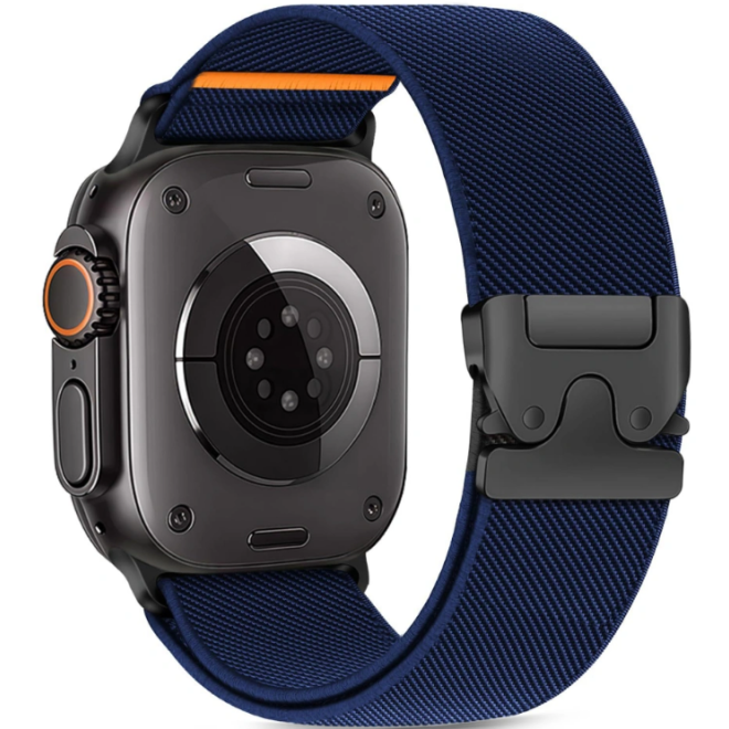Λουράκι Apple Watch Ultra2/Ultra1/SE/10/9/8/7/6/5/4 (49/46/45/44mm) Tech-Protect Nylon Clasp Navy