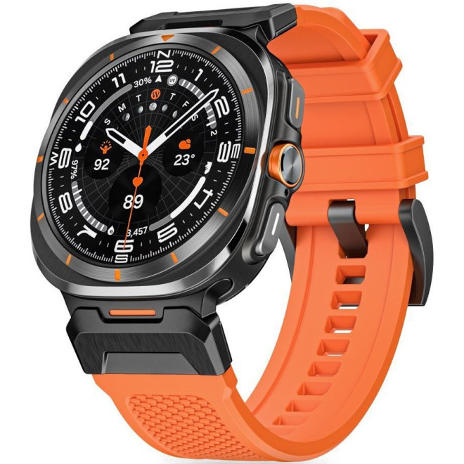 Λουράκι Samsung Galaxy Watch Ultra 47mm Tech-Protect Delta Pro από Premium Σιλικόνη Orange