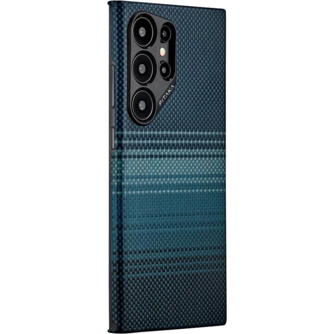 MagSafe Θήκη Aramid Fiber Body - Samsung Galaxy S24 Ultra - Pitaka Fusion Weaving MagEZ Case 4 - 1.27mm - 600D - Moonrise