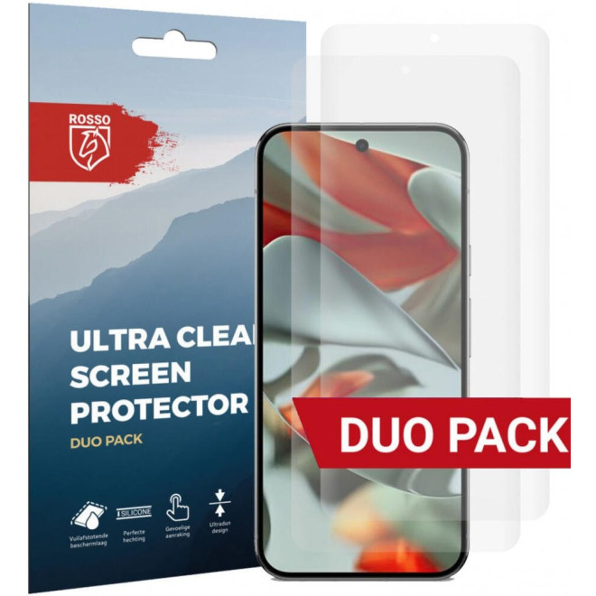 Μεμβράνη Προστασίας Google Pixel 9 Pro XL Rosso Ultra Clear Screen Protector Οθόνης 2 Τεμάχια Clear