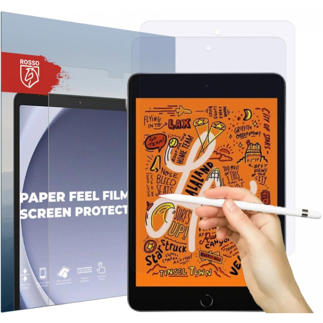 Μεμβράνη Προστασίας iPad mini 5 2019 / mini 4 2015 Rosso Paper Feel Film Screen Protector Οθόνης 2 Τεμάχια Clear