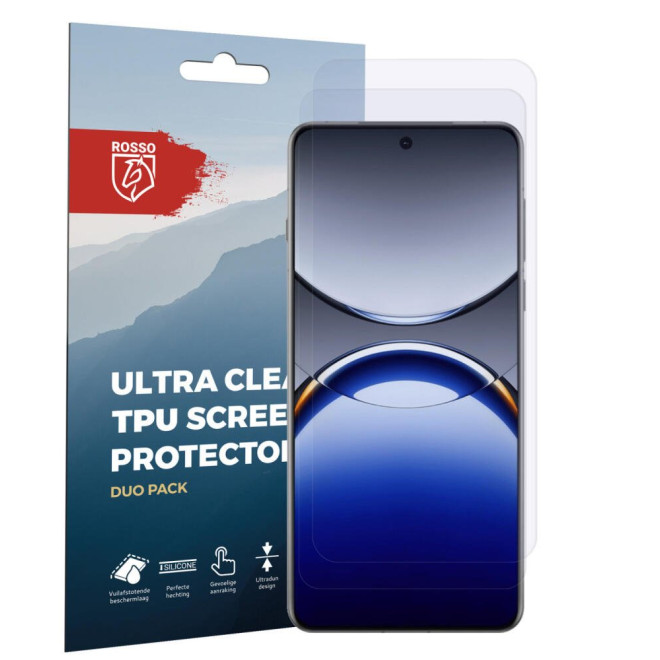 Μεμβράνη Προστασίας Oppo Find X8 Pro Rosso Ultra Clear Screen Protector Οθόνης 2 Τεμάχια Clear