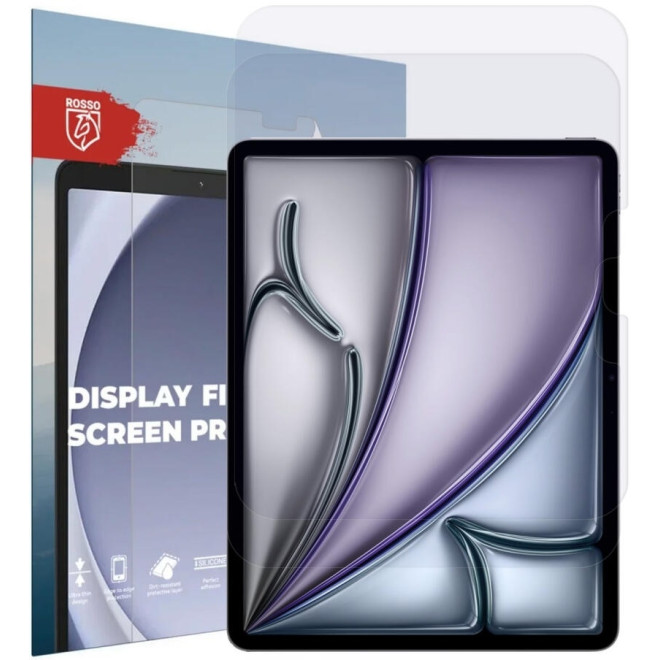 Μεμβράνη Προστασίας Οθόνης - Apple iPad Air 13" 2025 / 2024 - Rosso Ultra Clear Display Film Screen Protector - 2 Τεμάχια - Clear
