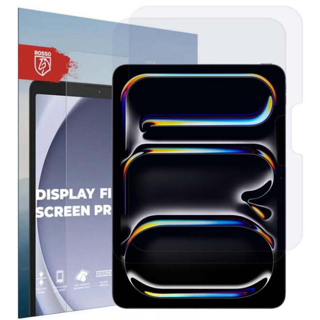 Μεμβράνη Προστασίας Οθόνης - Apple iPad Pro 13" 2024 - Rosso Ultra Clear Display Film Screen Protector - 2 Τεμάχια - Clear