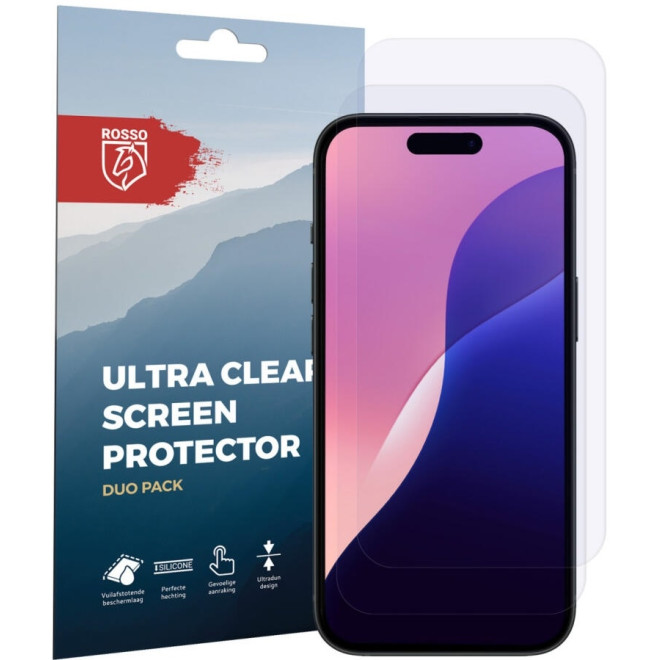 Μεμβράνη Προστασίας Οθόνης - Apple iPhone 16 Pro - Rosso Ultra Clear Screen Protector - 2 Τεμάχια