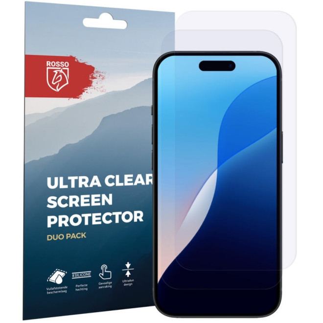 Μεμβράνη Προστασίας Οθόνης - Apple iPhone 16 - Rosso Ultra Clear Screen Protector - 2 Τεμάχια
