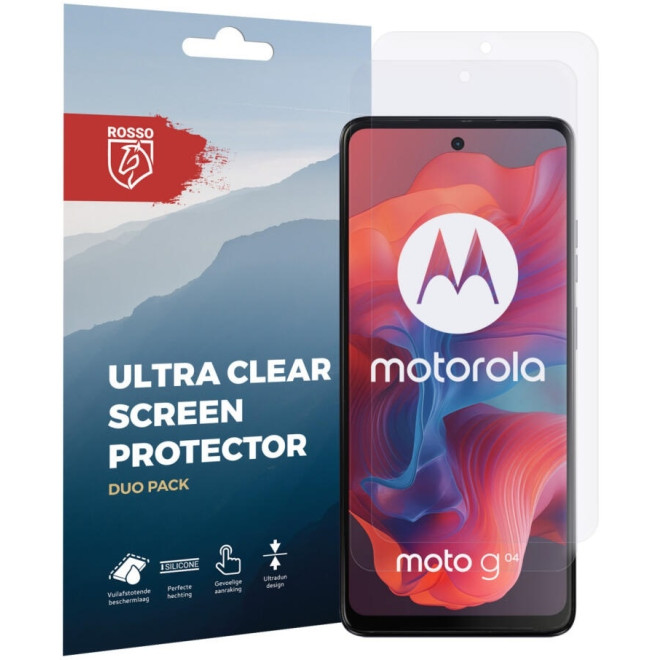 Μεμβράνη Προστασίας Οθόνης - Motorola Moto G04 - Rosso Ultra Clear Screen Protector - 2 Τεμάχια