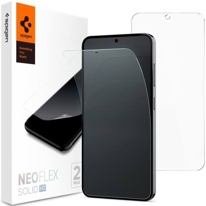 Μεμβράνη Προστασίας Οθόνης - Samsung Galaxy S24 - Spigen Neo Flex Solid HD - 2 Τεμάχια - Clear