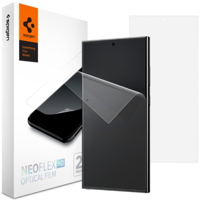 Μεμβράνη Προστασίας Οθόνης - Samsung Galaxy S24 Ultra - Spigen Neo Flex HD Optical Film - 2 Τεμάχια - Clear